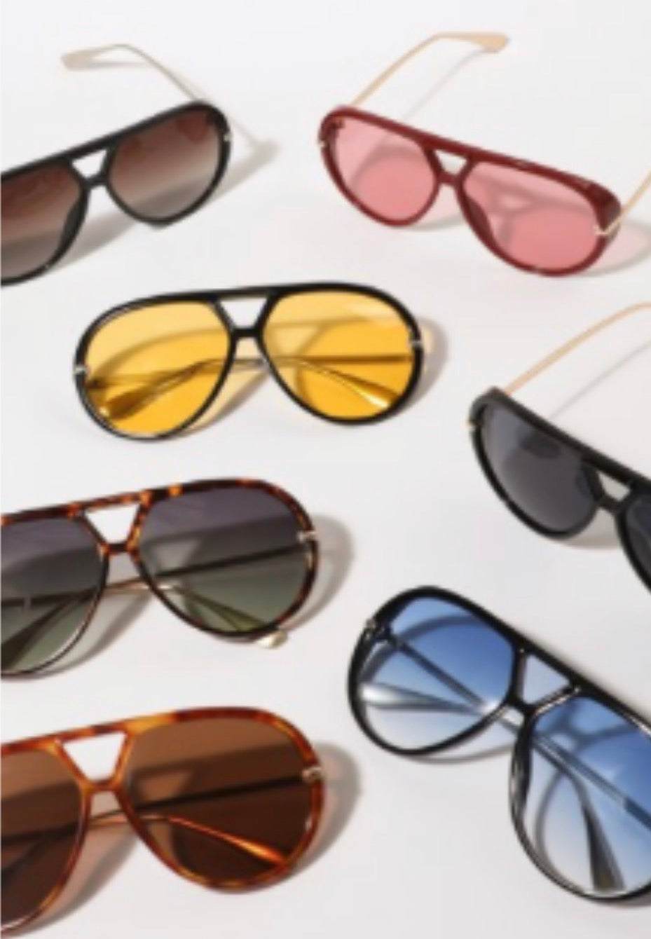 Lentes de sol aviador retro para mujer — Solé Aura