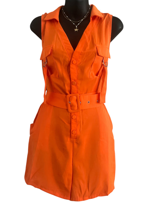 Tangerine Romper