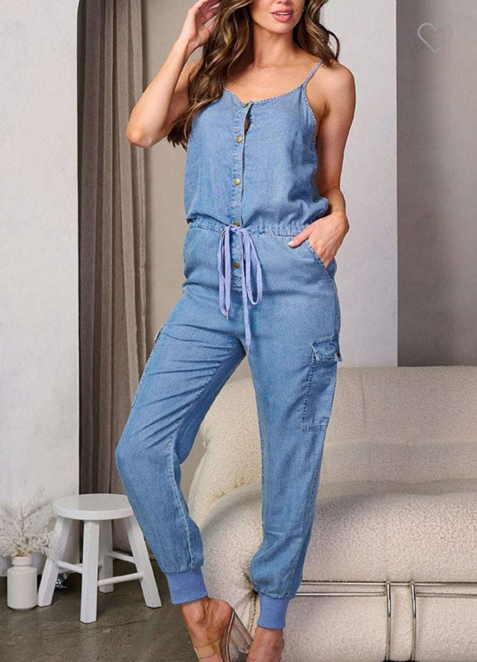 Jumpsuit cargo Denim