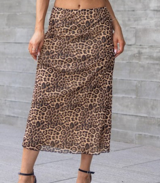 Leopard Skirt